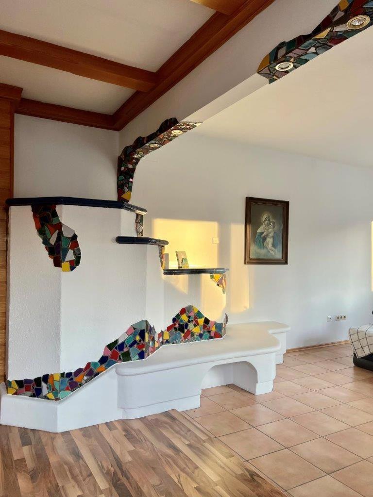 Wohnung Mosesbrunnen Barnbach Bagian luar foto